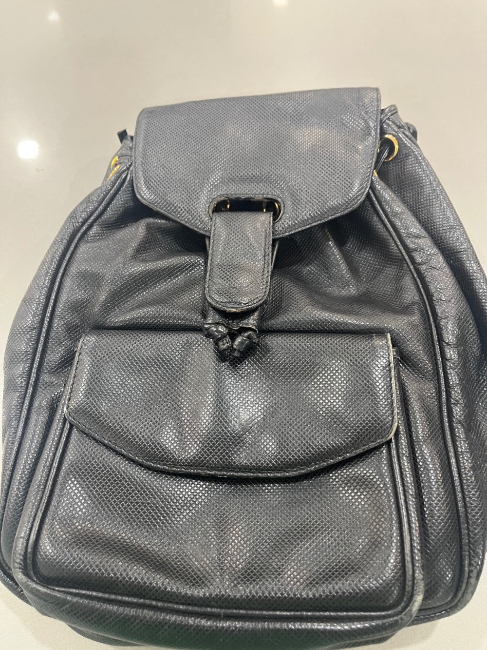 Bottega Veneta Black Backpack Purse.  35542917